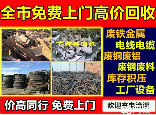 高價廢舊回收各種金屬